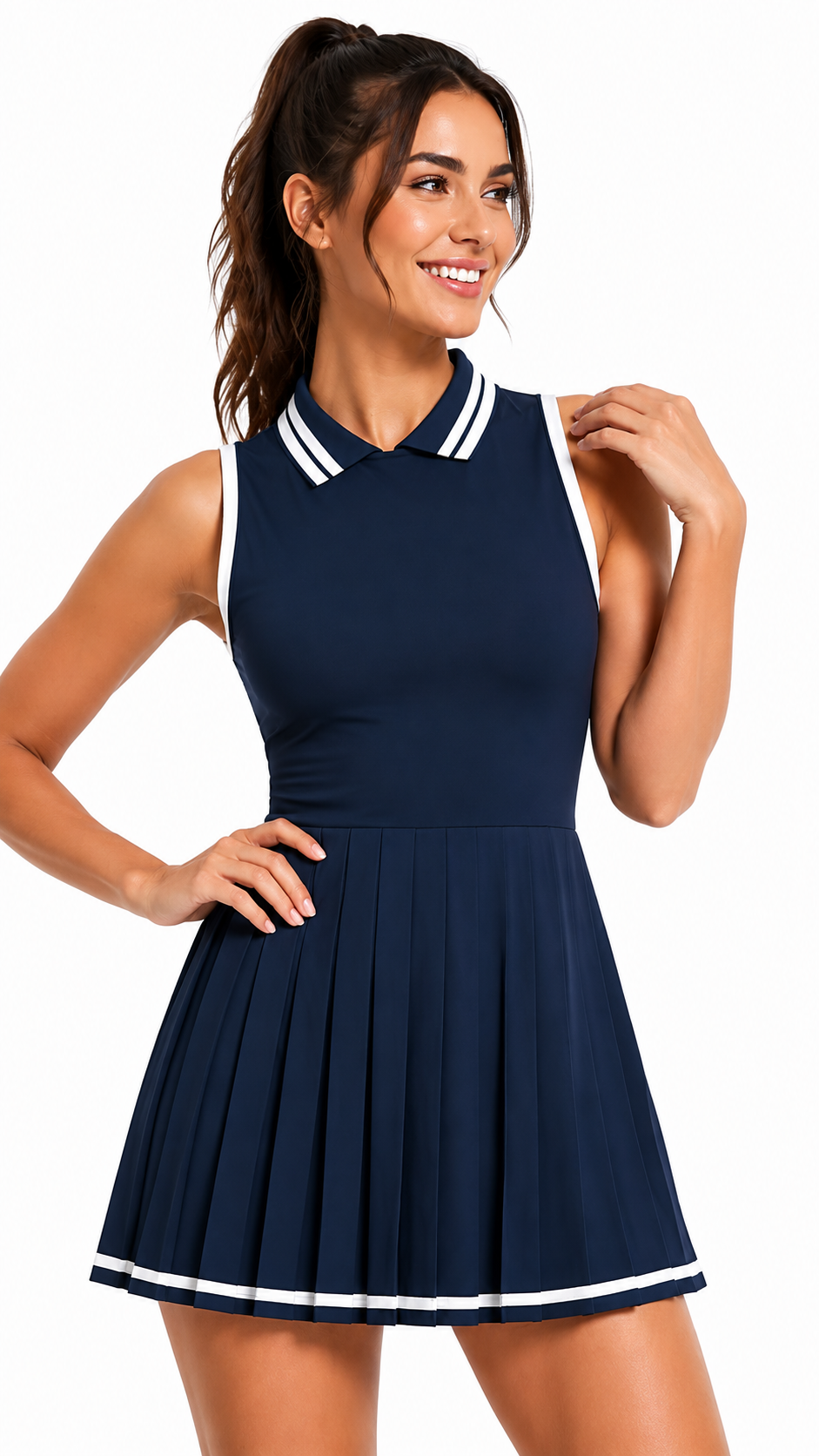Valencia Pleated Golf Dress.
