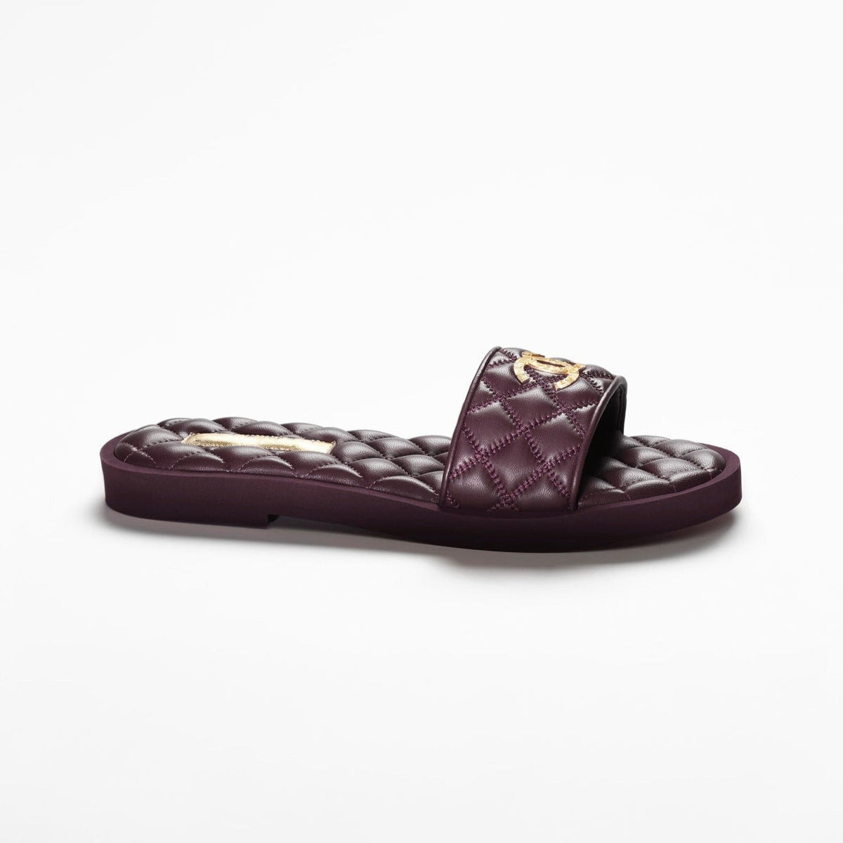 mules burgundy lambskin lambskin